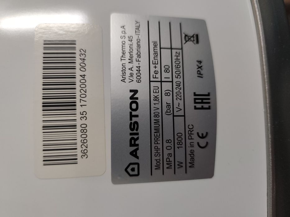 Display para termoacumulador