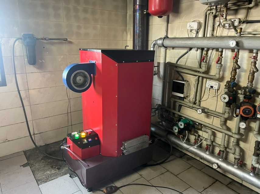 Котел на отработке Мустанг 50Т (45 кВт), котел водогрейный