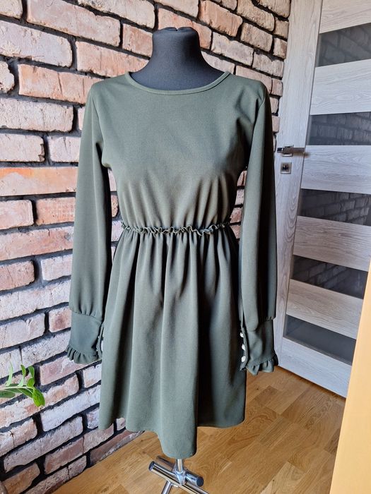 Damska sukienka khaki M.