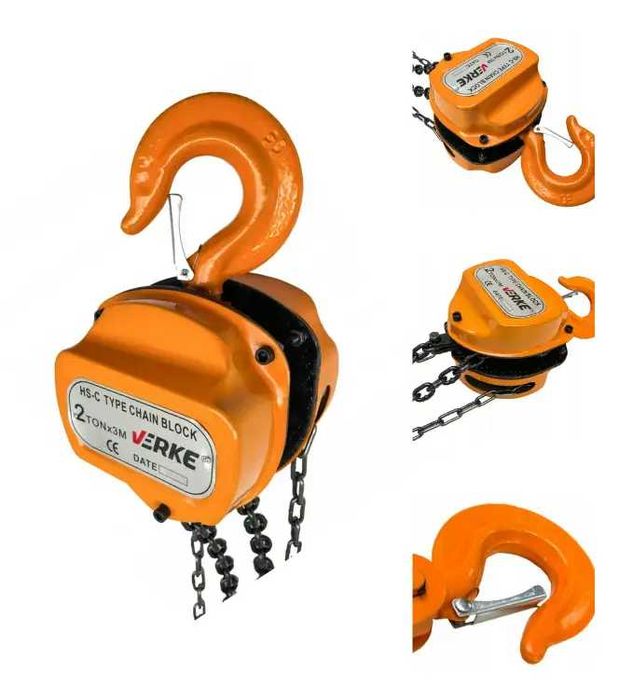 Таль ланцюгова ручна 2Т Verke (2000 кг / висота 3 м)