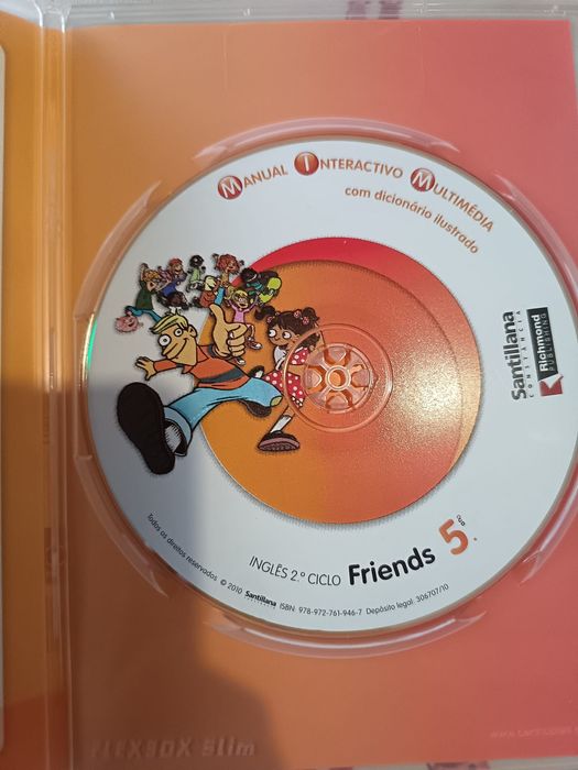 CD-ROM / DVD Manual Interactivo Multimédia Friends 5 ano