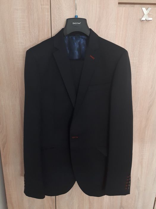 Garnitur DASTAN 48/188 elegancki ciemny granat