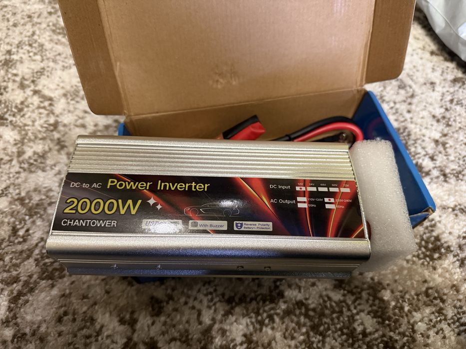 Інверто 12v-220 2000w Новий