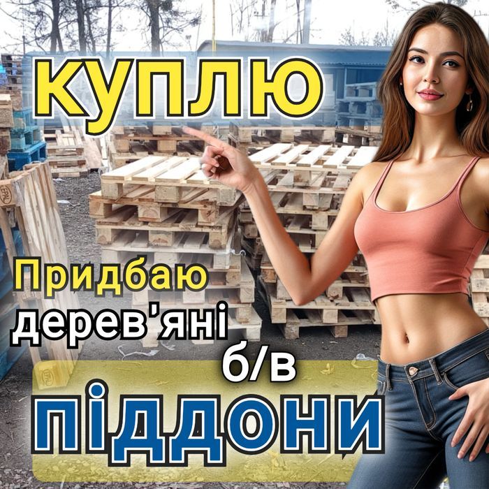 Продаж та Bикуп дерев'яних піддонів в м. Олександрія