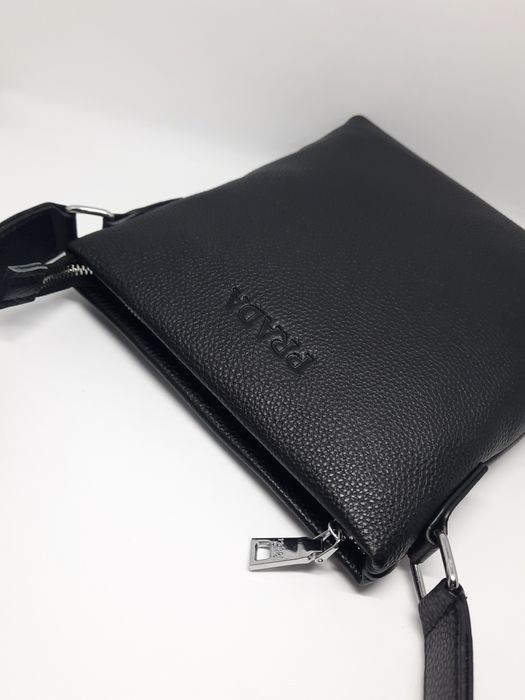 Чоловіча шкіряна сумка через плече | Мужская сумка кожаная барсетка