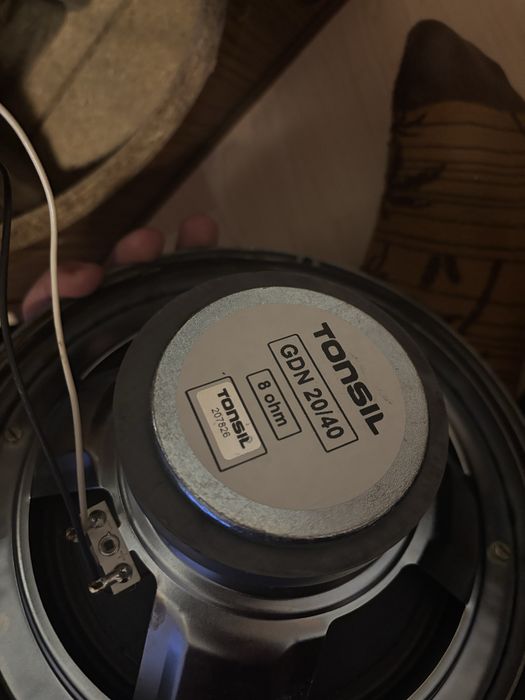 2 Głośniki TONSIL 8 ohm