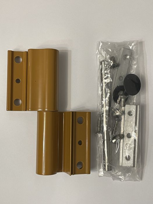 Петля для алюминиевых дверей Stublina 2006 двукрылая RAL8001