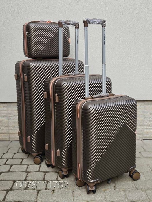 100% полікарбонат WINGS WN01 валізи чемоданы ручна поклажа кейси