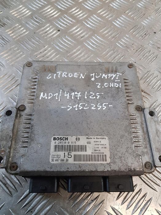 Sterownik Silnika 9644704480 0281010815 Citroen Jumpy I 2.0Hdi Europa
