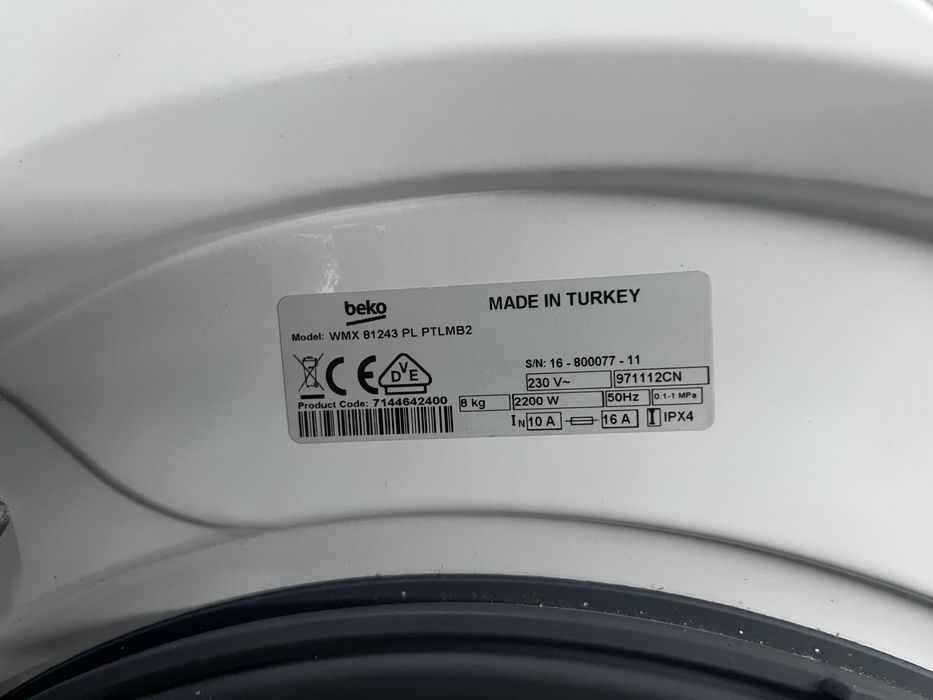 Pralka BEKO 50cm 8kg 1200ob |Dobry stan |Dowóz