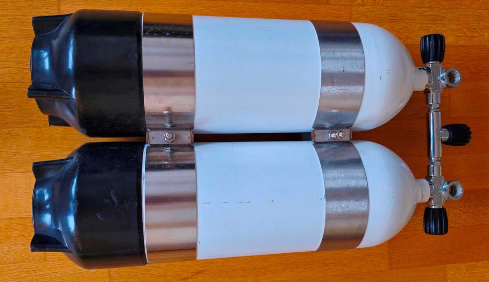 Butle nurkowe twinset 2x10 litrów