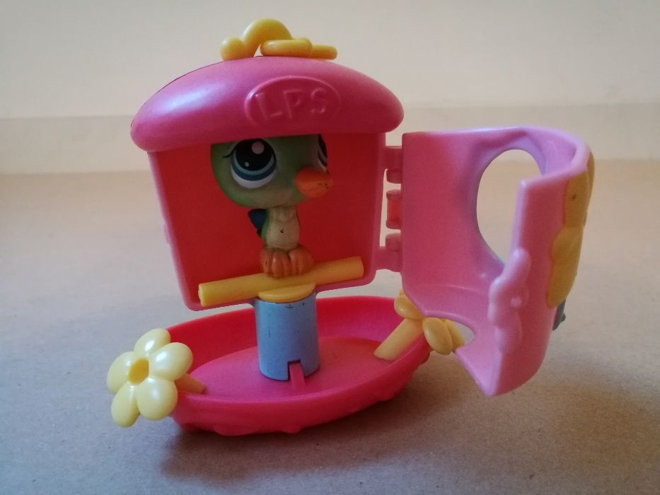 Littlest Pet Shop LPS-figurka DZIĘCIOŁ w DOMKU - kompletna