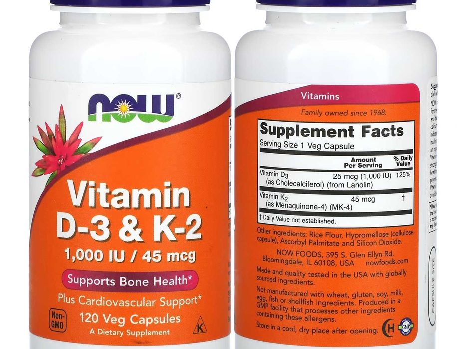 Витамин д3 d3 1000МЕ 2000МЕ 5000МЕ Now Foods California Gold Nutrition