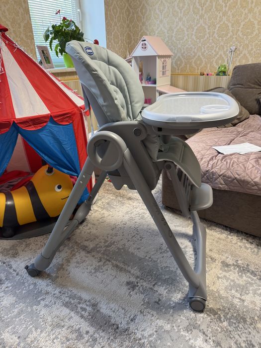 Стільчик шезлонг для годування Chicco Polly Magic