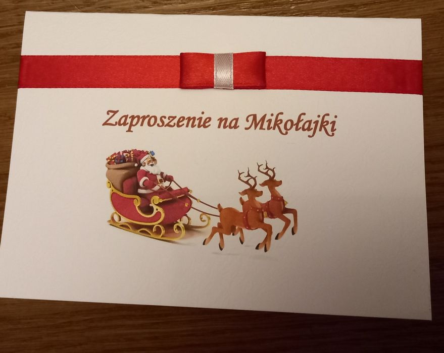 Zaproszenia na spotkanie mikołajkowe mikołajki