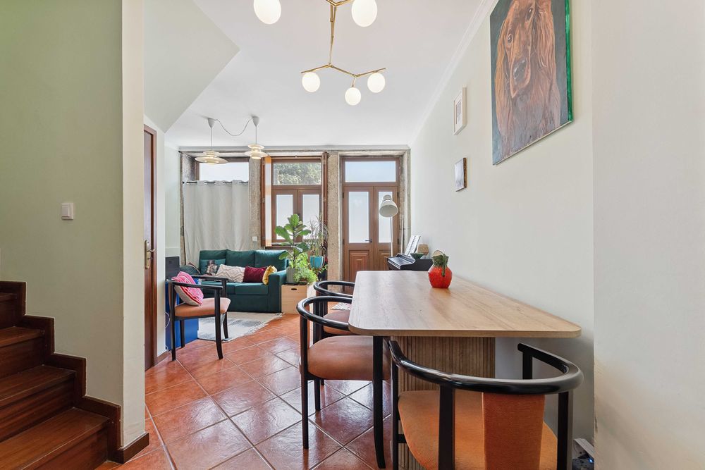 Moradia T3 para Arrendamento na Rua do Bonjardim, Porto