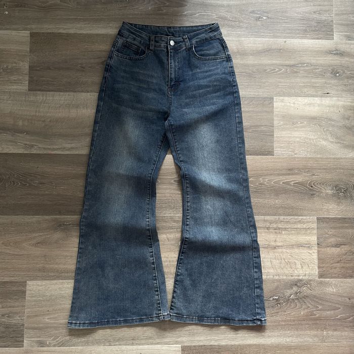 кльош флейред джинси flared jeans true religion x jaded london tupe zara zip y2k sk8 arhive opium