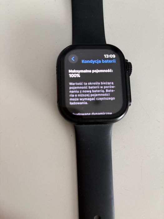 Apple Watch Series 10 GPS 46 mm Czarny | Bateria 100% | Pudełko + Ładowarka
