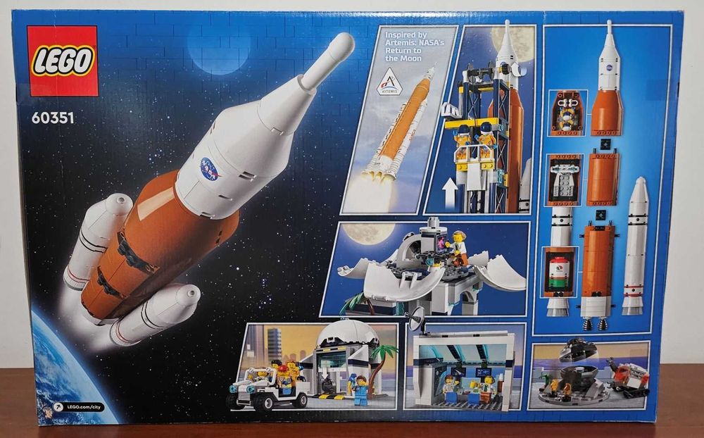 LEGO City 60351 Centro de Lançamento Espacial Descontinuado Esgotado