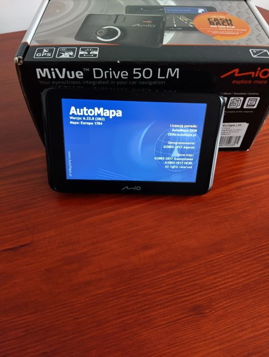 Nawigacja, wideorejestrator Mio Mivue drive 50l LM odblokowana super s