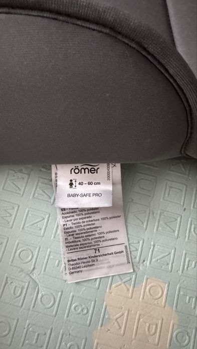 Автокрісло Britax Römer Baby-Safe Pro (Classic / Deep Grey)