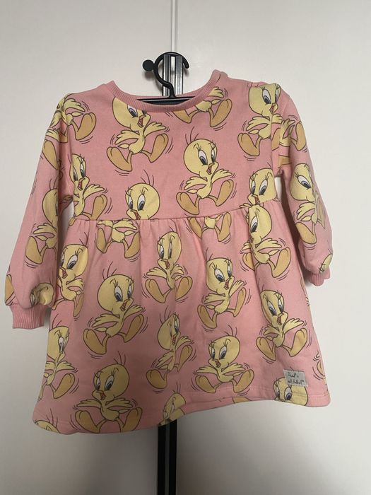 Зимове платтячко для дівчинки утеплене