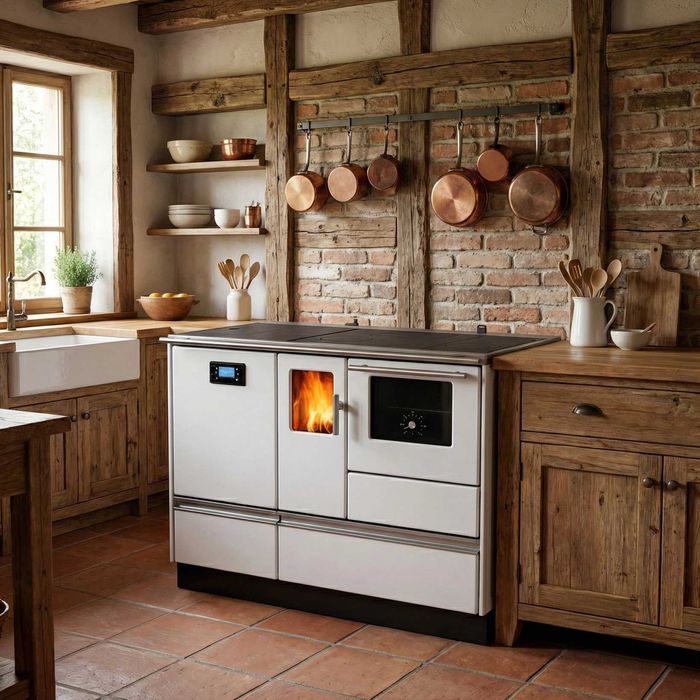 ALFA THERM 20 kuchnia na pellet z funkcją c.o.
