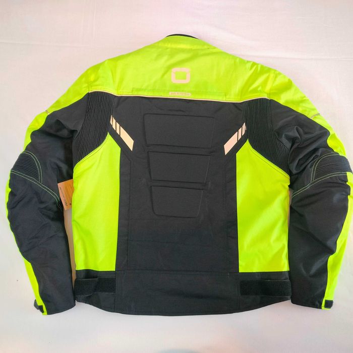 Casaco Hi-viz 3 camadas c/proteções ventilado mota scooter novo