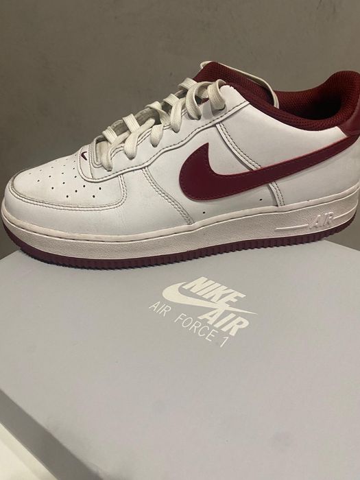 Buty Nike bialo bordowe