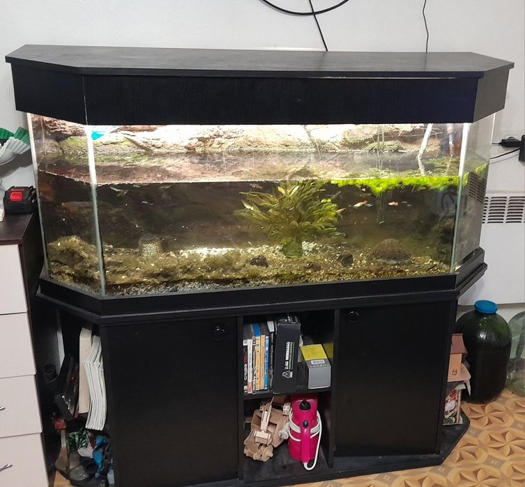 Аквариум с тумбой СРОЧНО