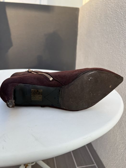 Botins de Camurça Castanhos 38
