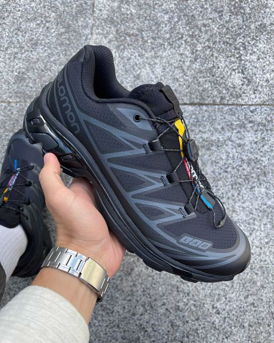 !SALE! Salomon XT-6 Total Black 40 41 42 43 44 45 саліки