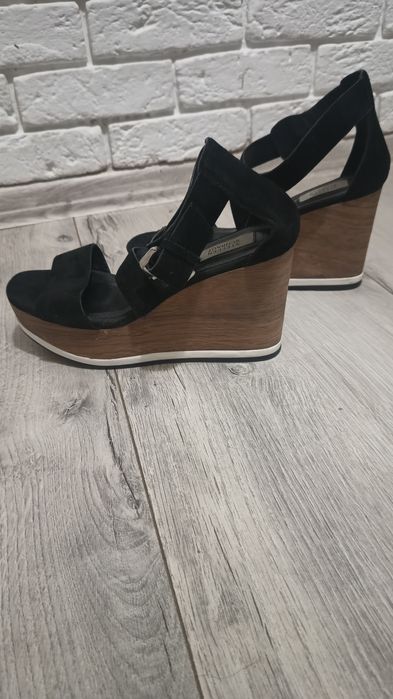 Босоніжки жіночі,замш натуральний,38,5 розмір