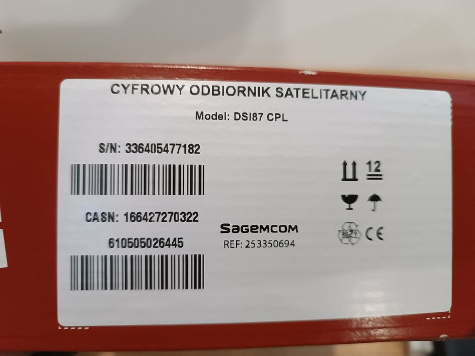 Dekoder cyfrowy HDTV Sagemcom DSI87