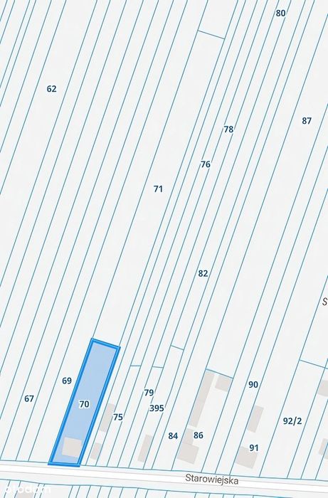 Działka rolno - budowlana 4021m kw. - NAGÓRZYCE