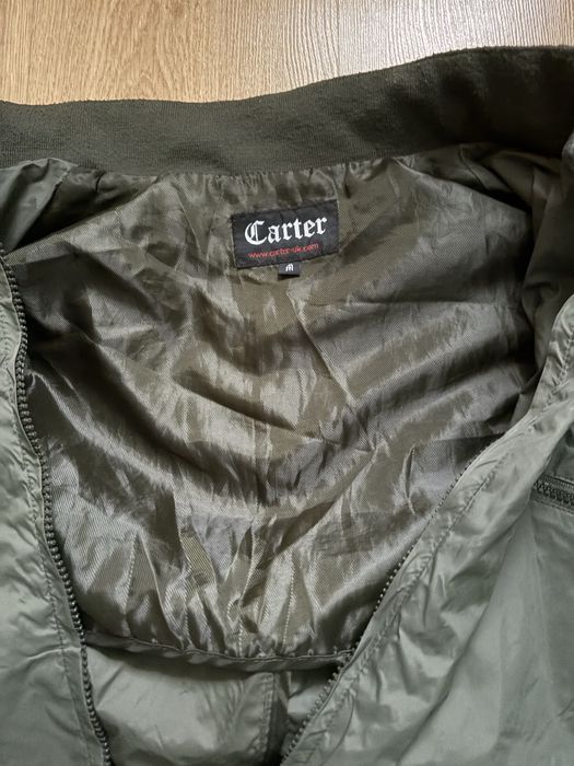Zielona khaki kurtka męska Carter