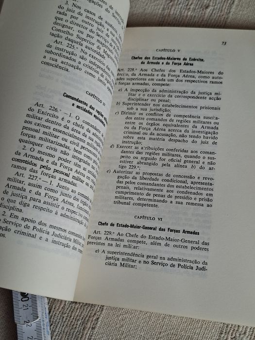 Código de Justiça Militar e Regulamento de Disciplina