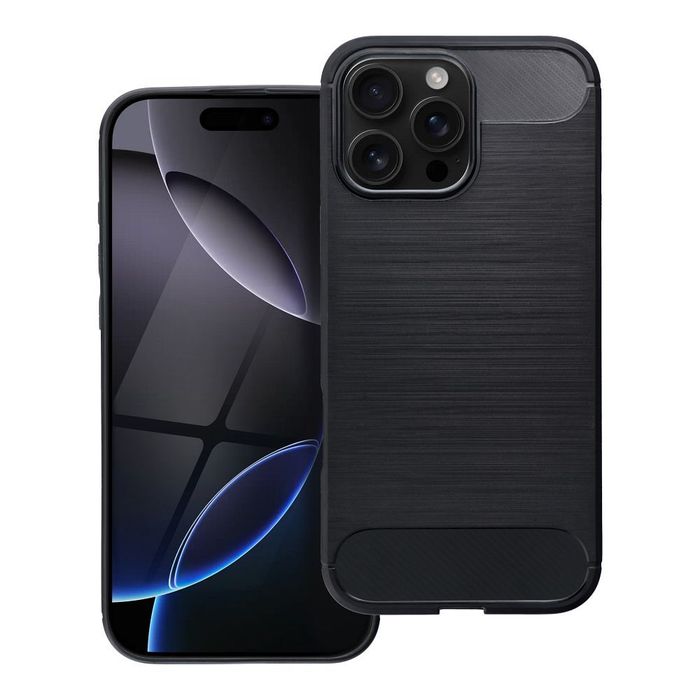 Futerał Carbon Do Iphone 16 Pro Max Czarny