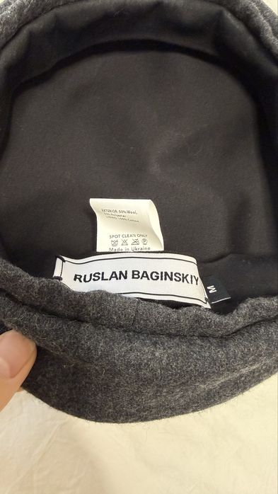 Берет Ruslan Baginskiy сірий вовняний