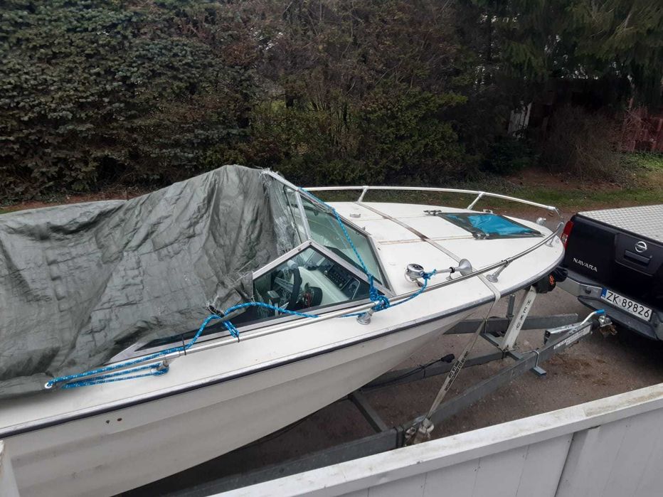 Przyczepa podłodziowa dwuosiowa HEKU z łódką OKAZJA !!!