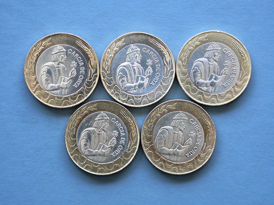 Lote de 5 Moedas 200 Escudos 2000