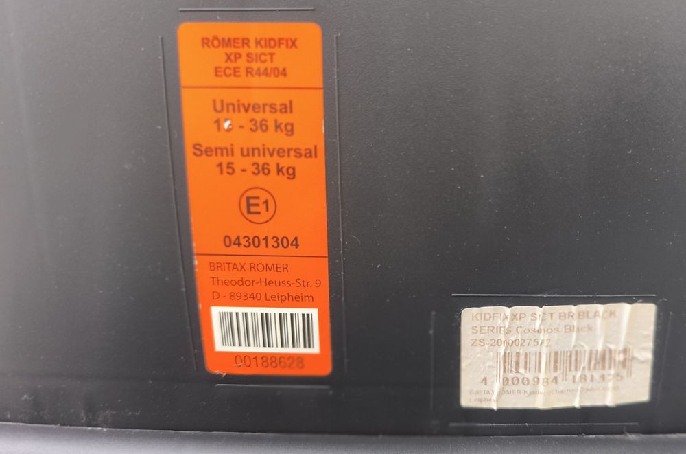 Cadeira auto Britax Romer Kidfix XP, isofix