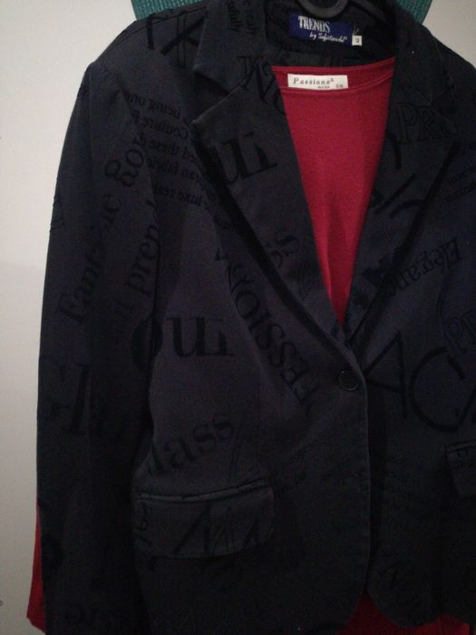 Casaco Blazer preto tamanho 42, L