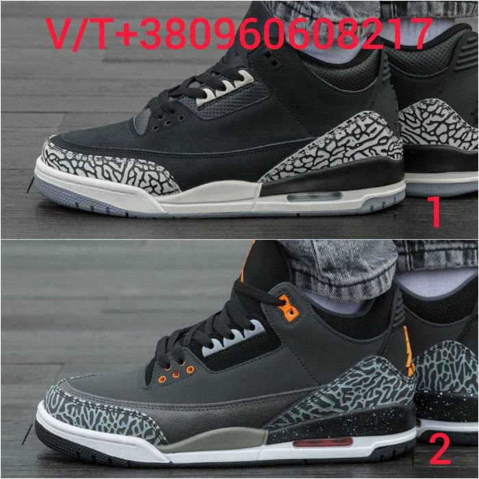 Чоловічі Кросівки Air Jordan 3 Retro 40-45 (Оплата при отриманні)