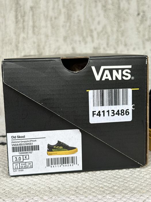 Buty Vans roz. 34 National Geographic limitowana edycja