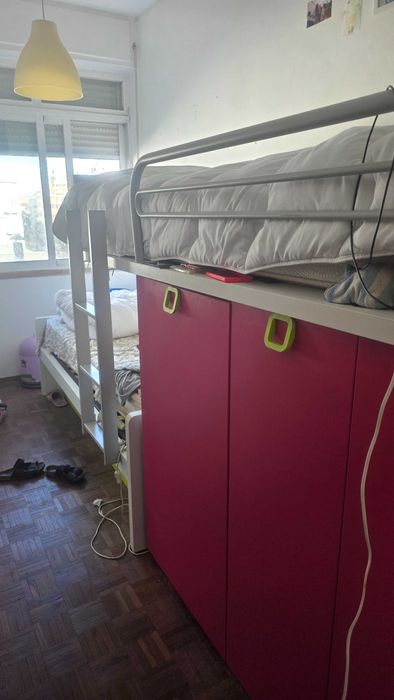 Beliche com arrumação