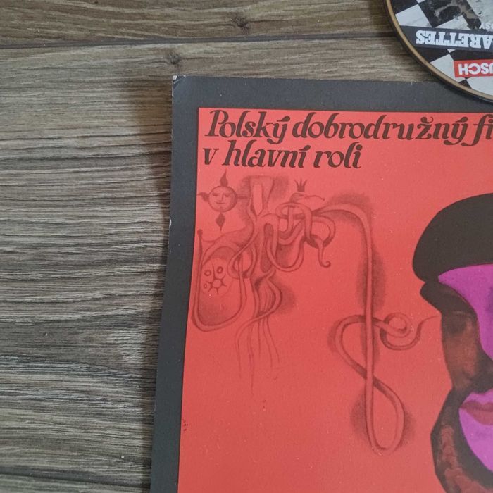 UNIKAT Rękopis znaleziony w Saragossie plakat czechosłowacki