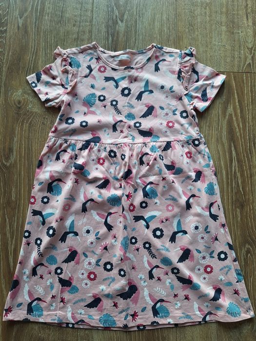 Letnia sukienka w kolibry Sinsay rozm.134