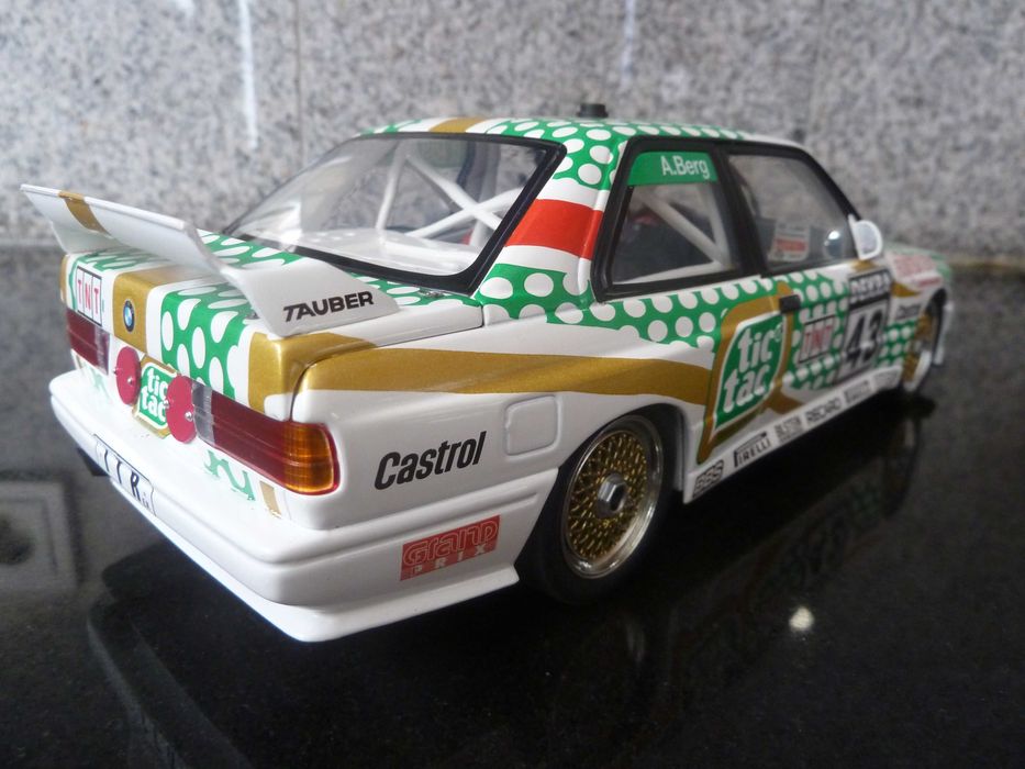 1:18 Minichamps, BMW M3, Tic-Tac, A. Berg, DTM 1991, AutoArt