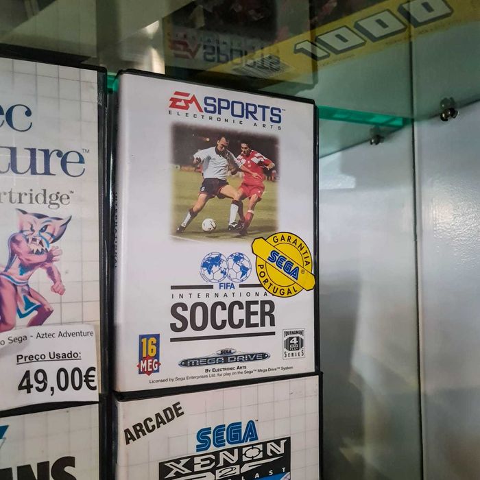 FIFA International Soccer - Mega Drive • 1994 • Edição Portuguesa